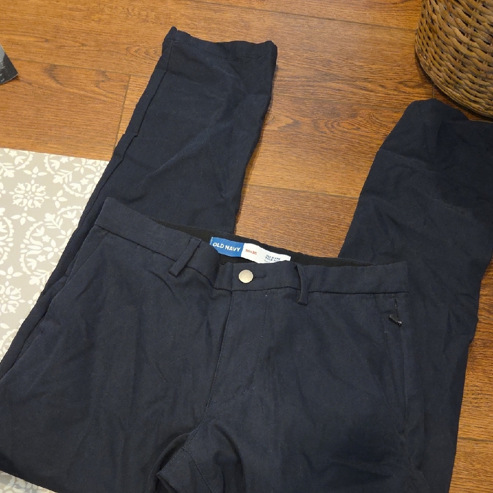 Old Navy Men's Dark Blue Chinos